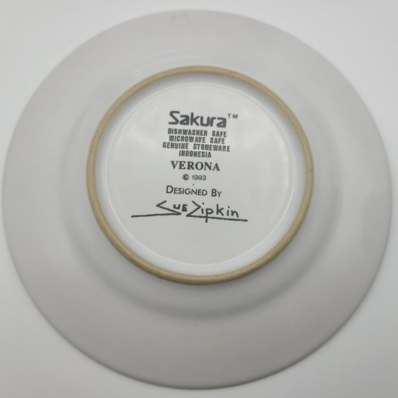 Sakura Verona 1993 Espresso Cup & Saucers Set by Sue Zipkin - Picture 7 of 10